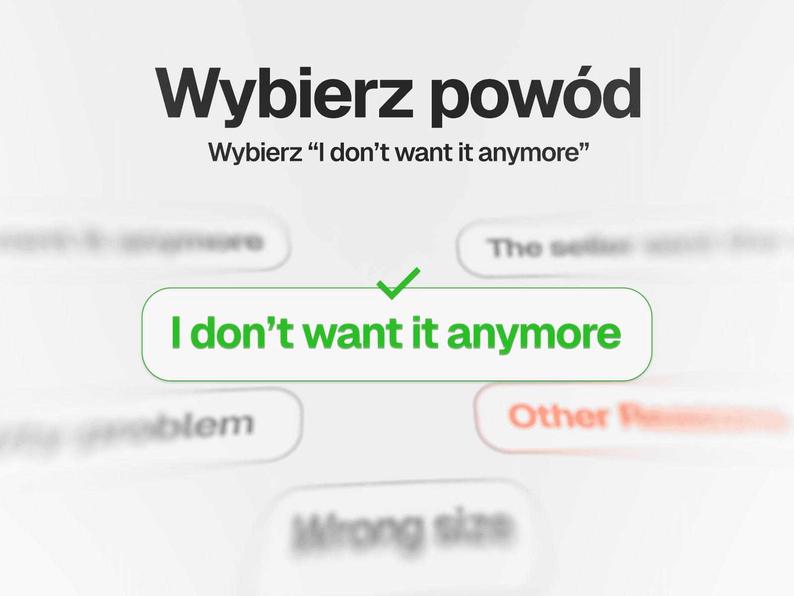 Krok 4 - I dont want it anymore